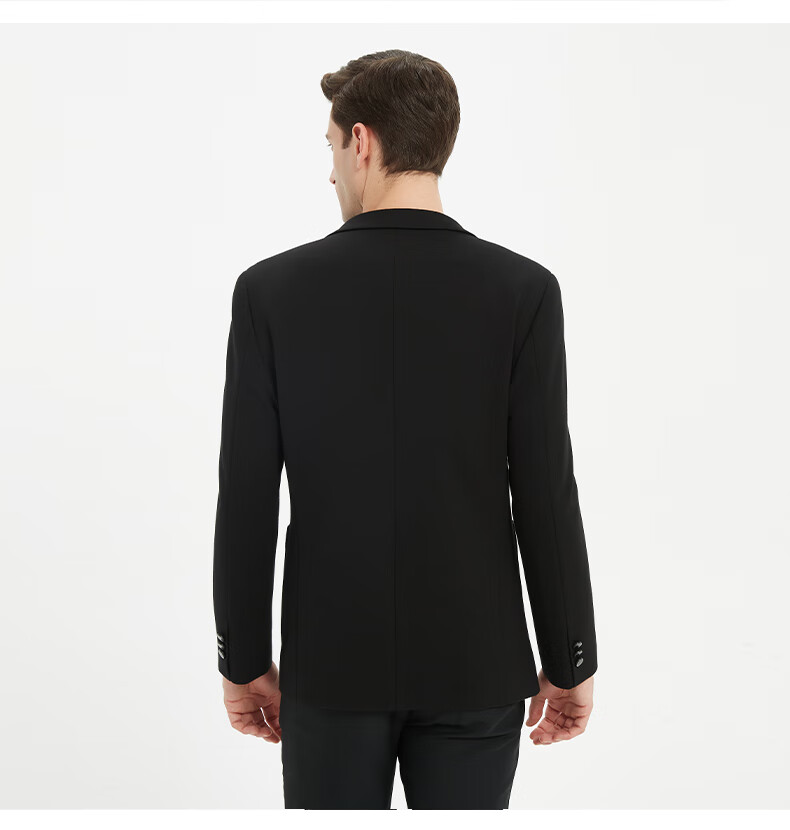 FIRS [Wrinkle-Resistant Non-Iron] Men's Suit Jacket for Spring And Autumn, Business Casual Formal Wear Single Suit Coat Professional Workwear Outer Garment 8