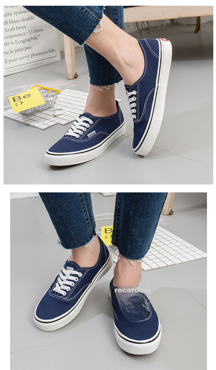 Warrior Women's Low-Top Canvas Shoes, Simple Versatile Casual Shoes, Couple's Fashionable Trendy Sneakers WXY-999 Black 37 11