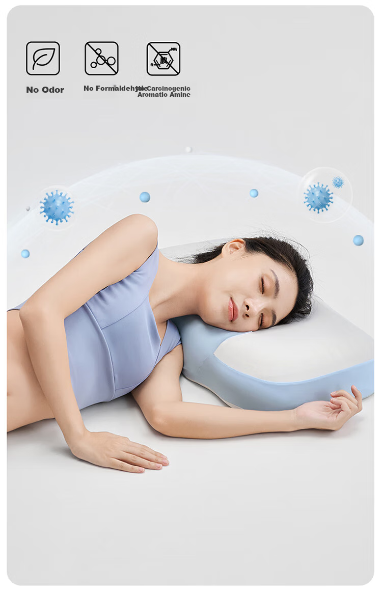Lafufeier Latex Pillow, Thai Natural Import, Fits Neck Cervical Spine, Massage Granules, Adult Professional Pillow Core 15