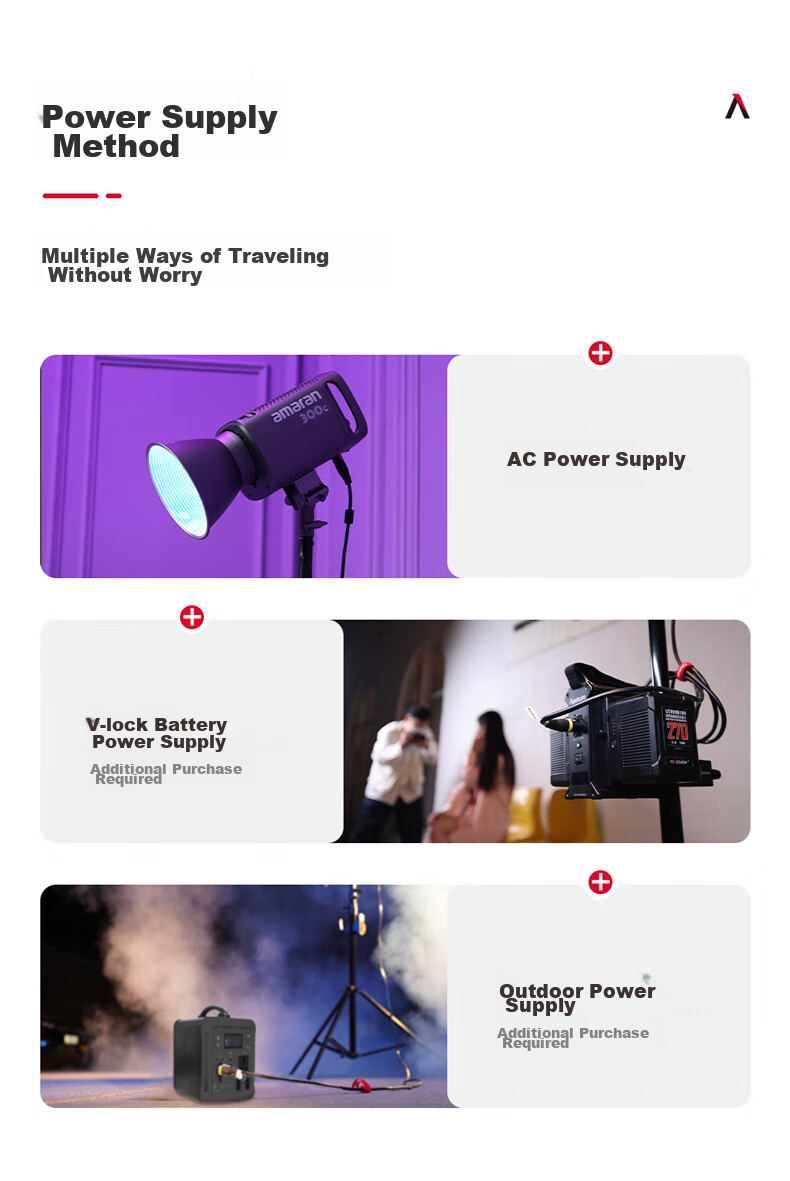 Aputure Amaran Ray 360c Live Streaming Fill Light, 360W Full Color Short Video Photography Light, Live Streaming Room Beauty Constant Light, Film And Television Light 20