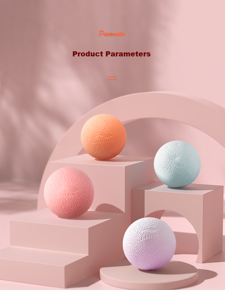 Li-Ning Fascia Ball, Muscle Relaxation Yoga Massage Exercise Fitness Ball, Hand-Held Foot Sole Massage Fascia Ball, Neck Fascia Meridian Ball 15