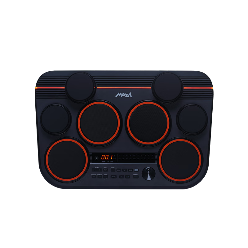 MEDELI Electronic Drum DD325, Slim And Portable Drum Pad, Electronic Drums for Adults And Childre