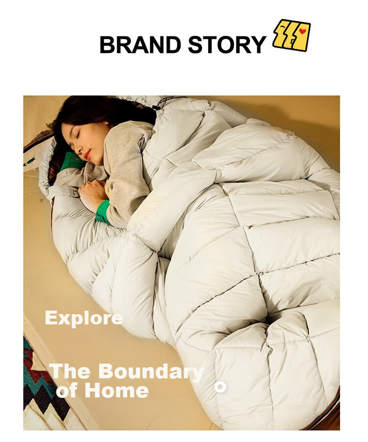 TAN XIAN ZHE TAN XIAN ZHE Feather Sleeping Bag, Adult Outdoor Indoor Autumn Winter, Widened And Thickened, Warm Camping Feather Sleeping Bag 30