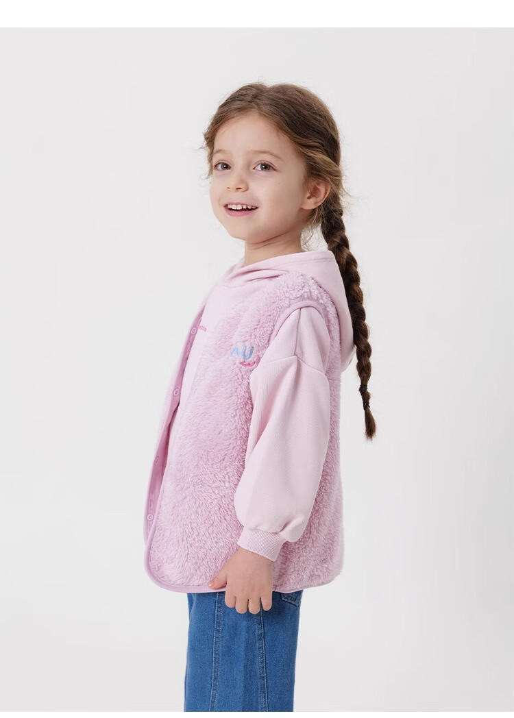 MARC&JANIE Baby Spring And Autumn Clothing, Boys And Girls Embroidered Soft Double-Sided Comfortable Cotton Vest Waistcoat 241380 3