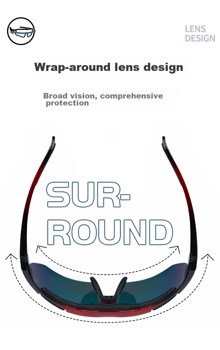 FOREVER Cycling Glasses, Universal for Bicycles And Outdoor Sports, Suitable for Nearsightedness, Mountain Bikes, Sand Protection, Wind Protection, Protective Eyewear, Sunglasses 1