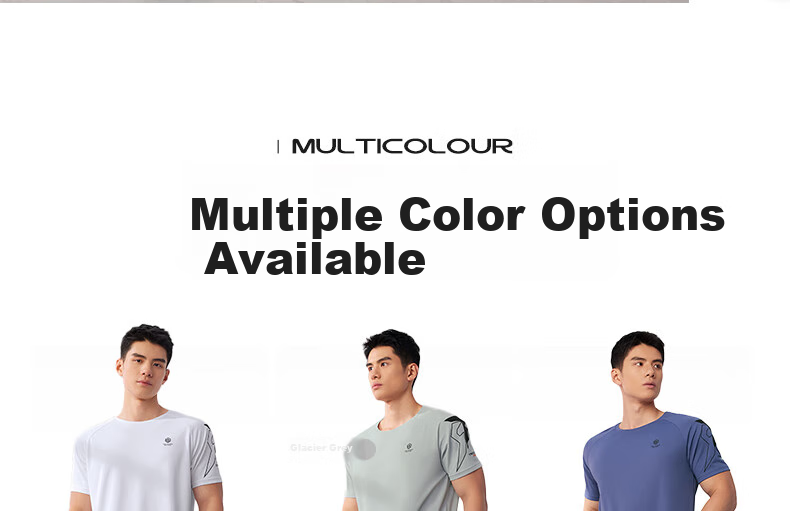 361° Men's Short-Sleeve T-Shirt, Summer Quick-Dry, Loose-Fitting Athletic Running Fitness Casual Top, Half Sleeve, 652524101-2 5