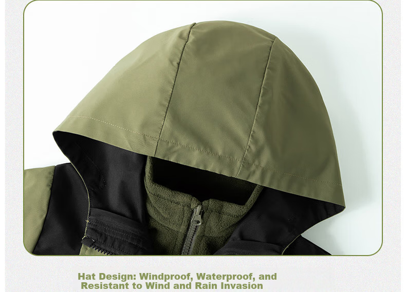 Baleno Children's Outdoor Jacket, Autumn And Winter 2026, Youth Outdoor Windproof And Waterproof Jacket, Three-In Fleece-Lined for Boys And Girls 18