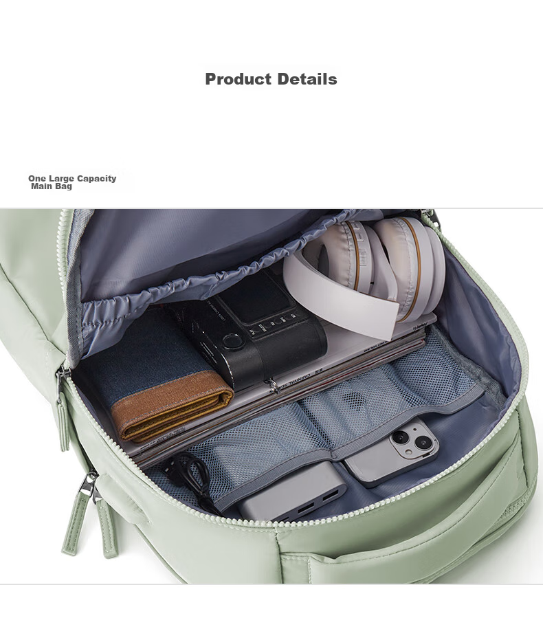 Landcase Travel Bag, Large Capacity Backpack for Women, Multifunctional Shoulder Bag, Short-Distance Luggage Bag, Fitness Bag for Men, 8060 Gree 10