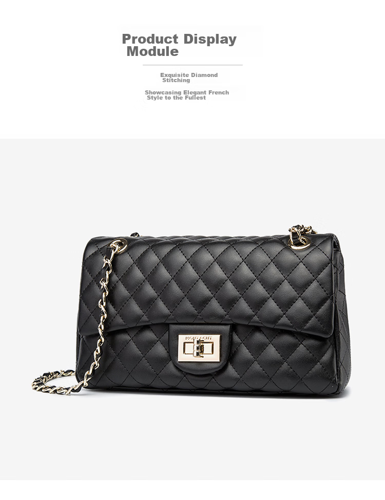 MONTAGUT Women's Handbag, Chanel-Inspired Chain Bag, 2026 New Crossbody Bag, Shoulder Bag, Birthday Gift for Wome 15