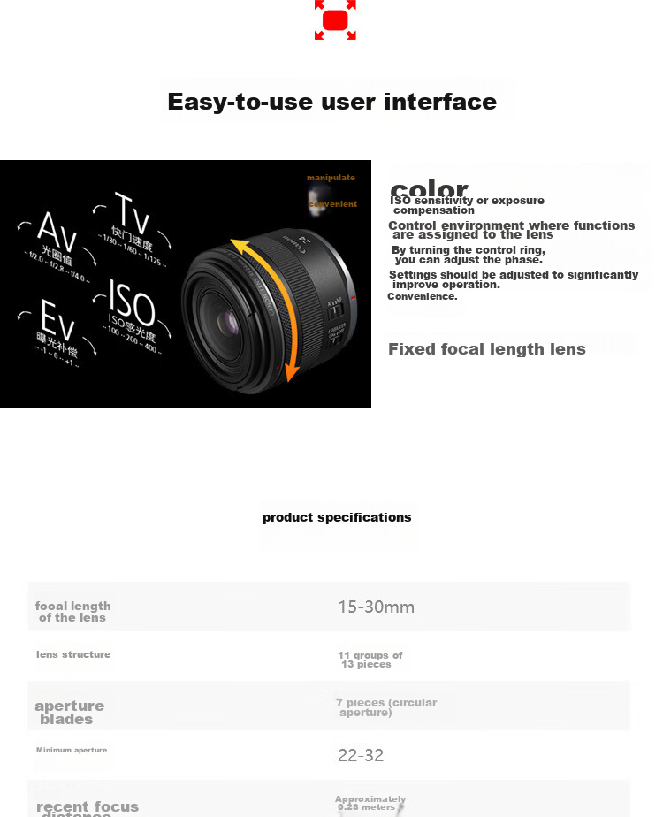 Canon RF24-105mm F4-7.1 IS STM Standard Zoom Lens for Mirrorless Cameras 10