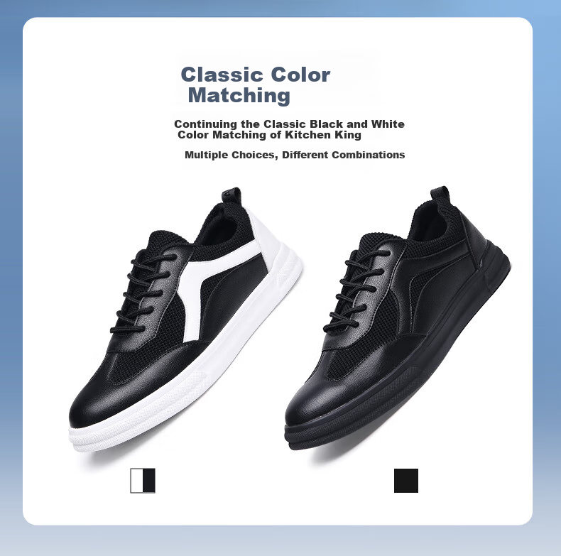 Chuwang Kitchen Non-Slip Oil-Resistant Work Shoes, Chef Casual Shoes, Breathable Summer Flyknit Mesh L006, Men's - Black, Size 42 4