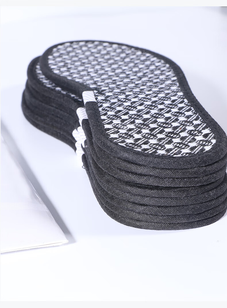 Bangnishijia 5 Pairs of Deodorizing Insoles for Men, Sweat-Absorbing And Odor-Eliminating, Long-Lasting Fragrance, Breathable Comfortable Women's Leather Shoes, Thickened Military Training Summer Seaso 9