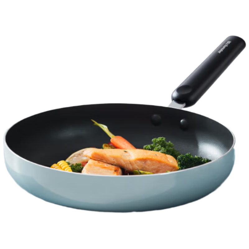 Joyoung Non-Stick Frying Pan, Breakfast Pan, Non-Stick Flat Bottom Pan for Frying Eggs And Steak, Suitable for Gas And Induction Cooktops, 26cm