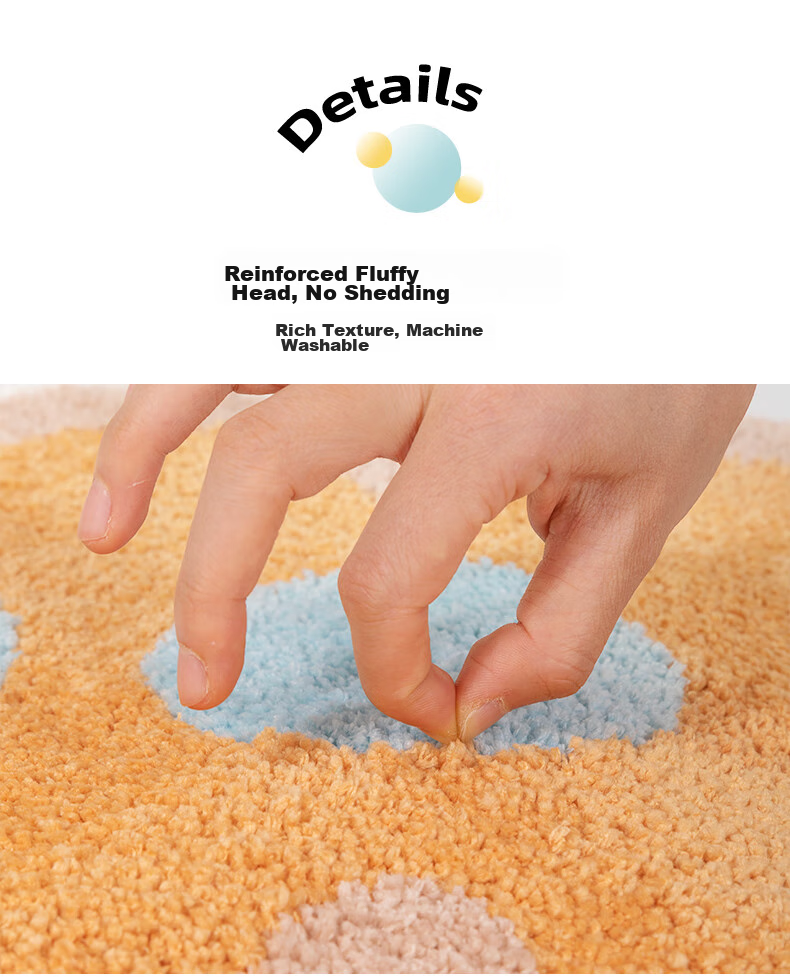 Shandian Bathroom Non-Slip Mat, Highly Absorbent Doormat, Entrance Foot Mat, Toilet Washroom Bathroom Home Use Mat 11