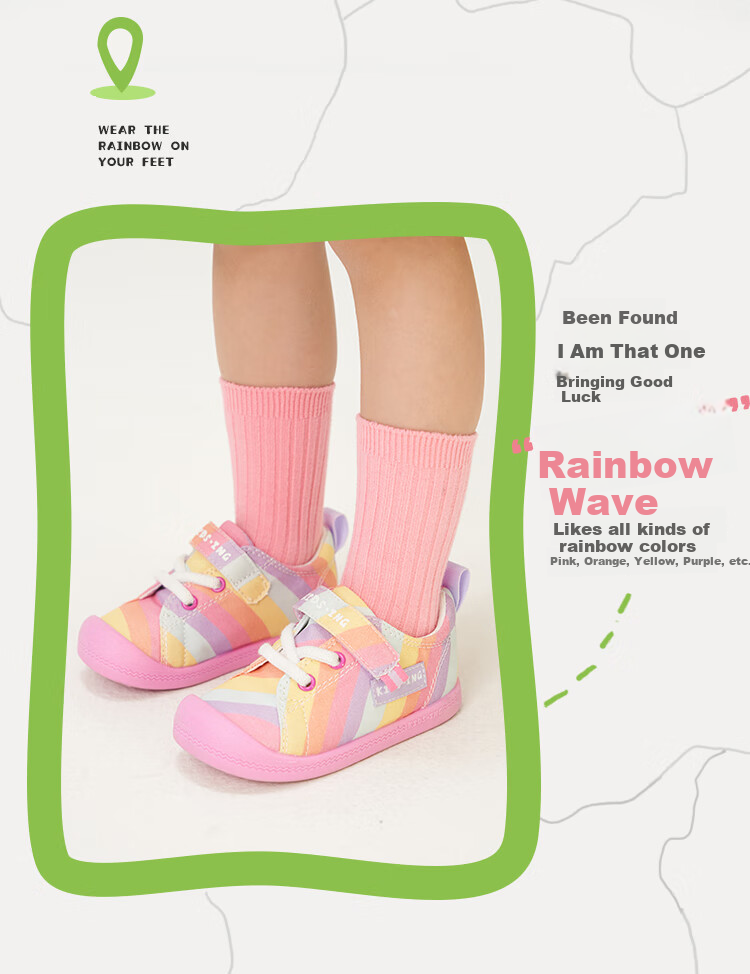 Kids.ing Cadixing Children's Canvas Shoes, Spring Season Boys And Girls Toddler Baby Soft-Soled Sneakers, Canvas Shoes, Rainbow, Size 29 4