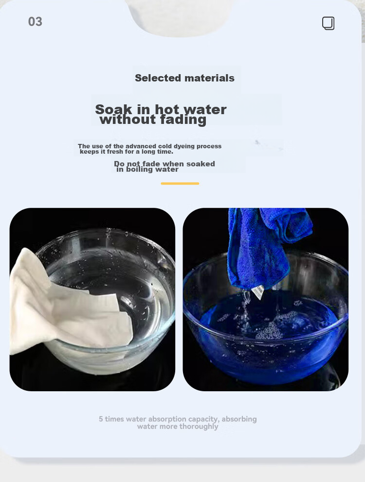 YUECAR Car Cleaning Towel, Chamois Cloth for Washing And Drying, Large Absorbent Glass Cleaning Cloth, 60*90 Cm 10