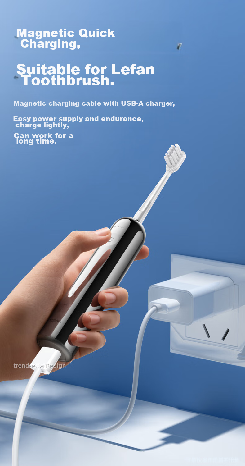 Chaofan Compatible with Laifen Electric Toothbrush Charging Cable, USB-A Magnetic Charging Cable, Laifen Next Generation Vibration Scanning Toothbrush Power Adapter Cable, Power Cord 3
