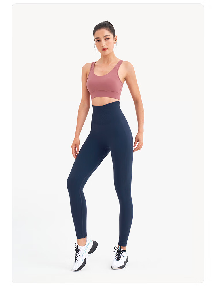 Keep Women's High-Waisted Leggings for Spring Fitness Running Sports, Butt-Lifting Base Layer Workout Pants, Iris Purple, Size L 17