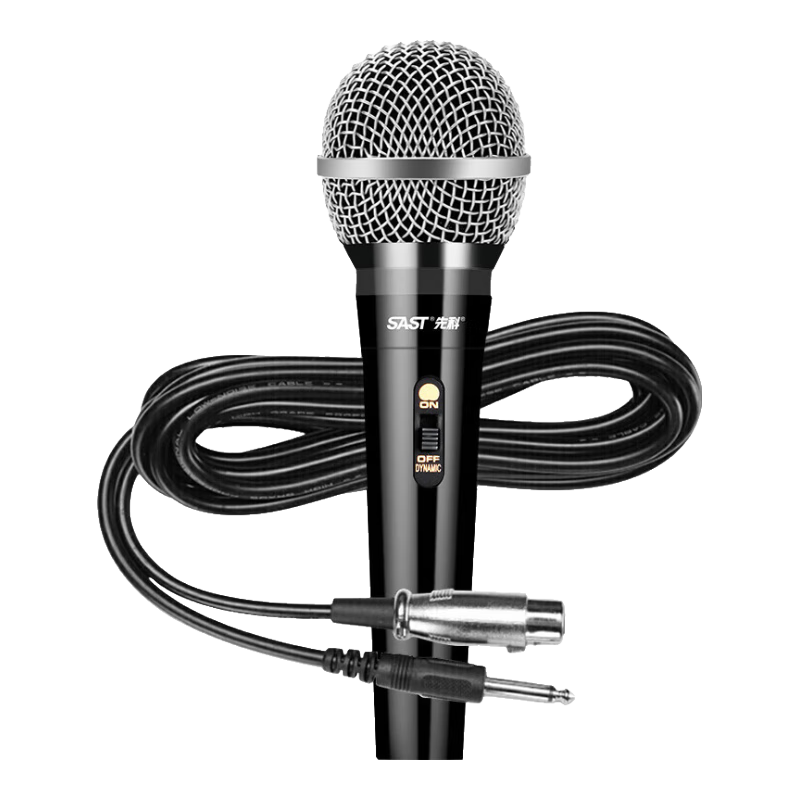 SAST OK-65 Wired Microphone for Conference, Speech, Dynamic Karaoke, Home KTV Singing, And Karaoke Sound System with 5-Meter Cable
