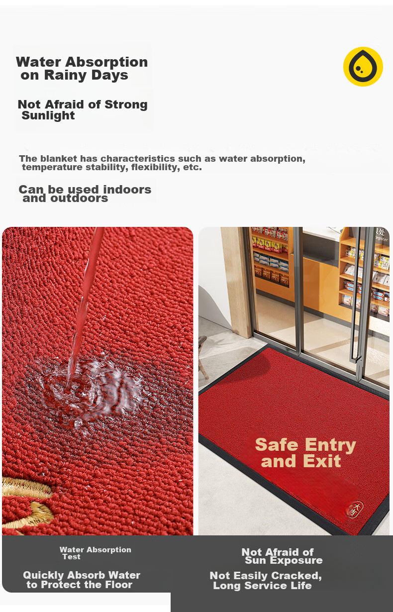 Boneng Safe Entry And Exit Doormat, High-End Entrance Mat, 2026 New Style Foot Mat, Doorway Entrance Mat, 90x150cm 8