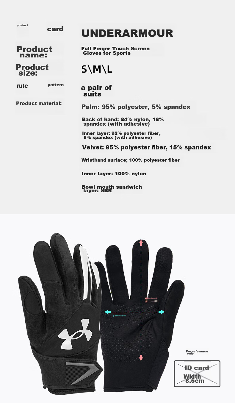Under Armour Fitness Cycling Gloves, Winter Warm Fleece-Lined Gloves for Men And Women, Electric Motorcycle Bicycle Windproof Mountaineering Skiing Gloves 5