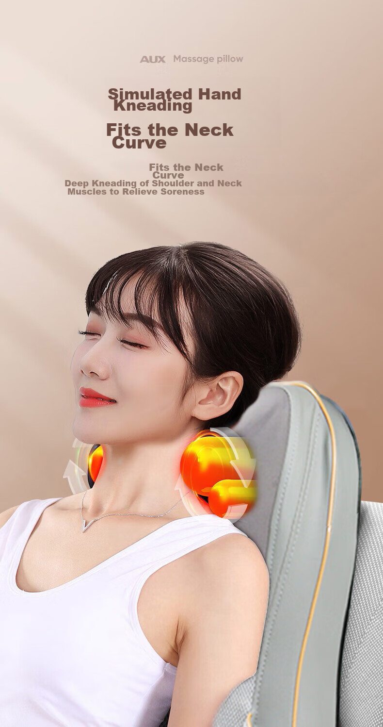 AUX Massage Pad AUX-WJHF5 (Gift Box), Neck, Waist, Back, Full-Body Multi-Functional Massage Device, Mid-Autumn Festival Gift 4