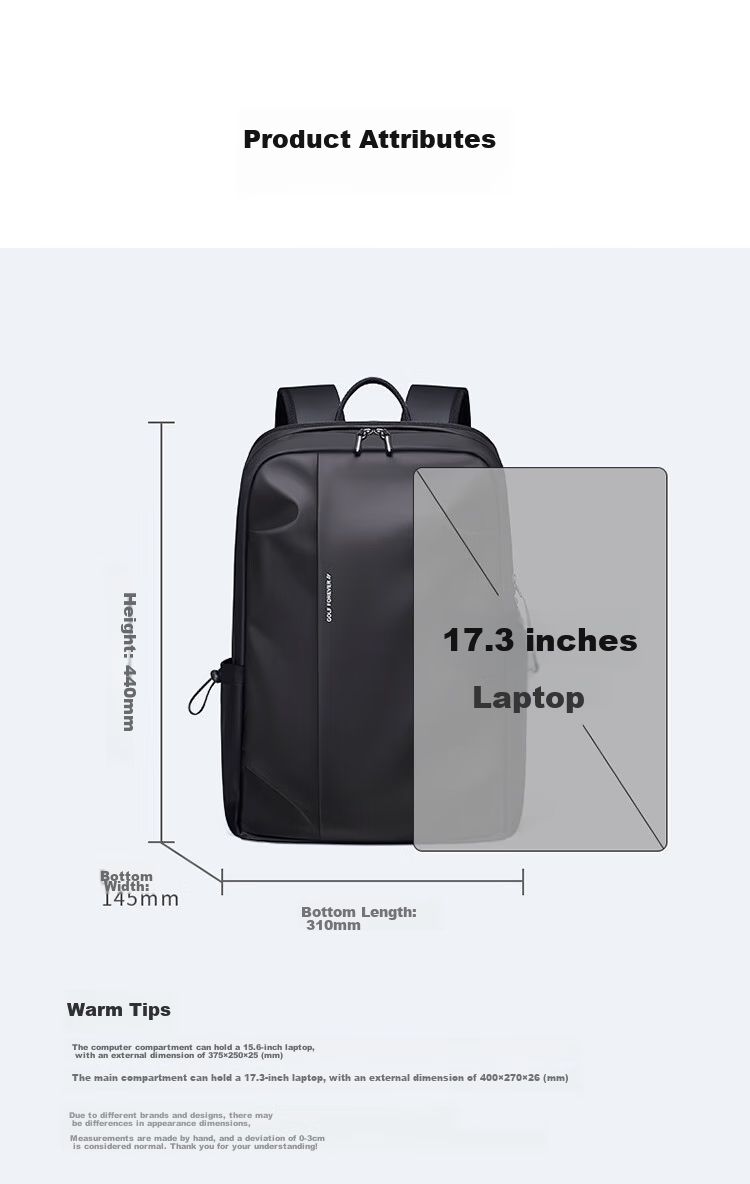 GOLF Backpack for Men And Women, Travel Laptop Bag, 15.6-Inch Computer Schoolbag, Casual Commute Business Trip Backpack 12