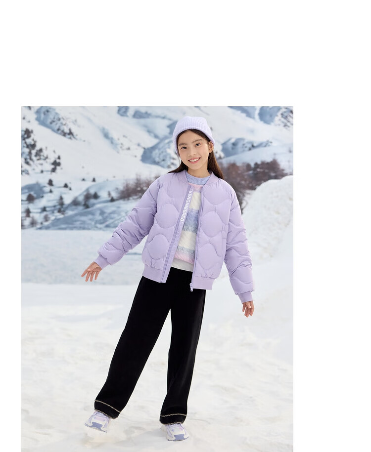 BALABALA Children's down Jacket, Boys And Girls Winter Coat, Short Style for Kids And Teens, 24107214 11