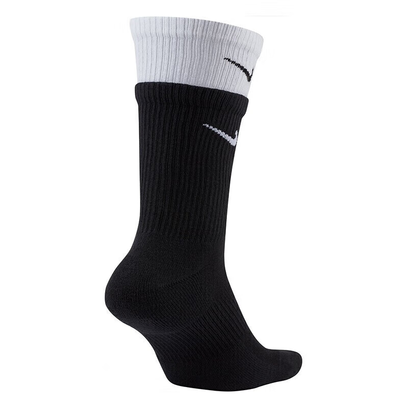NIKE Socks for Men And Women, Quick-Drying Breathable Sports Socks, Mid-Calf Socks, One Pair DD2795-011 Black M