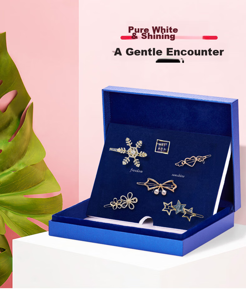 Dijing Sweet Side One-Word Hair Clip Hairpin for Women 2026 High-End Hair Accessory Birthday Children's Day Gift 3