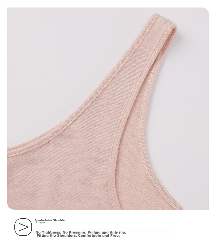 Yiershuang [3A Antibacterial] Women's Ribbed Tank Top Slim-Fit Undershirt, 1 Piece 16