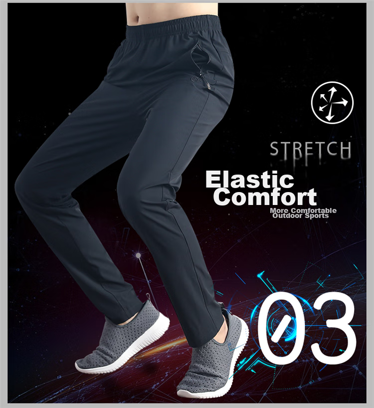 TECTOP Quick-Dry Pants, Men's And Women's Outdoor Solid Color Drawstring Trousers, Durable Fast-Drying Pants 80936 Women's Black XXXL 7