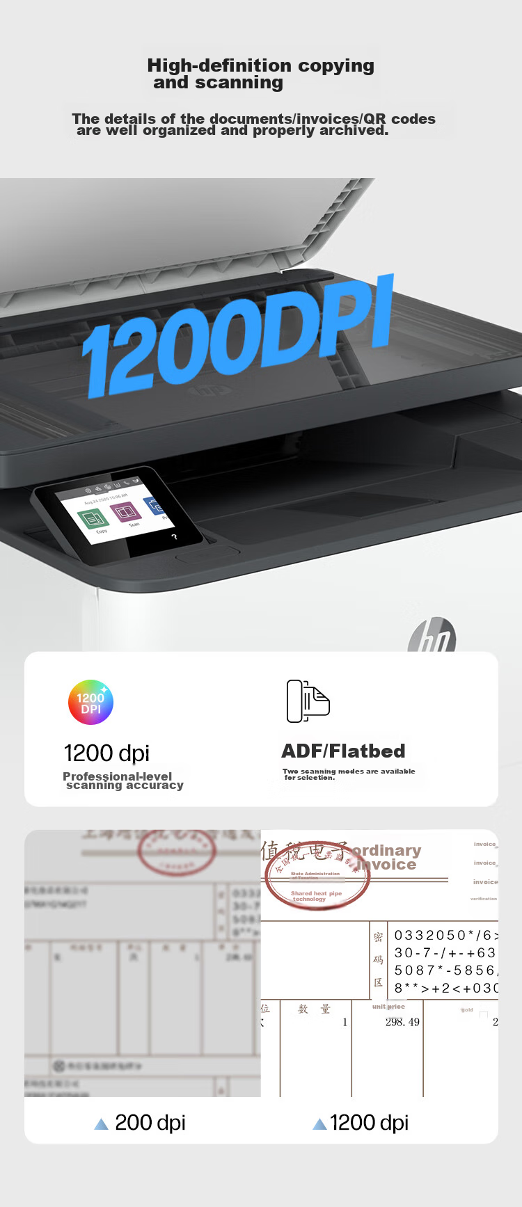 HP M227fdw Laser Wireless Duplex Printer, Wireless All-In Home Printer, Duplex Printing, WeChat Printing, Printer Copier Scanner Fax Machine 10