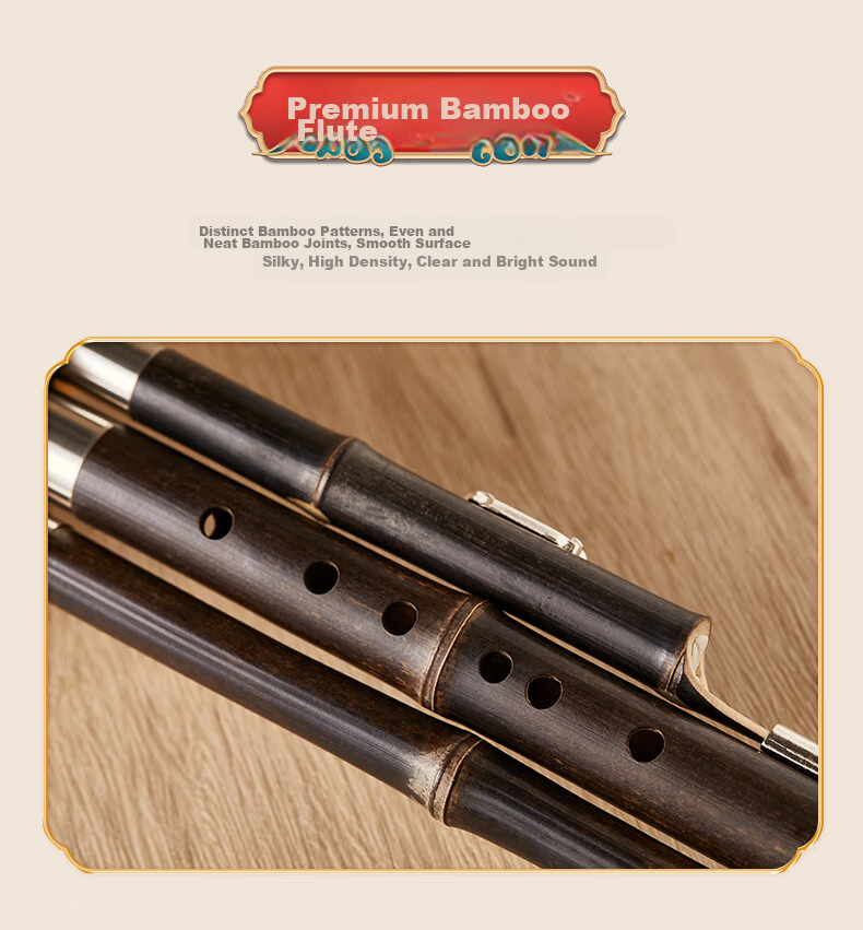 Xiangsiniao Hulusi Instrument, Three-Tone C Key, White Copper Purple Bamboo Plum Blossom Buckle Hulusi for Beginners, XS2037 10