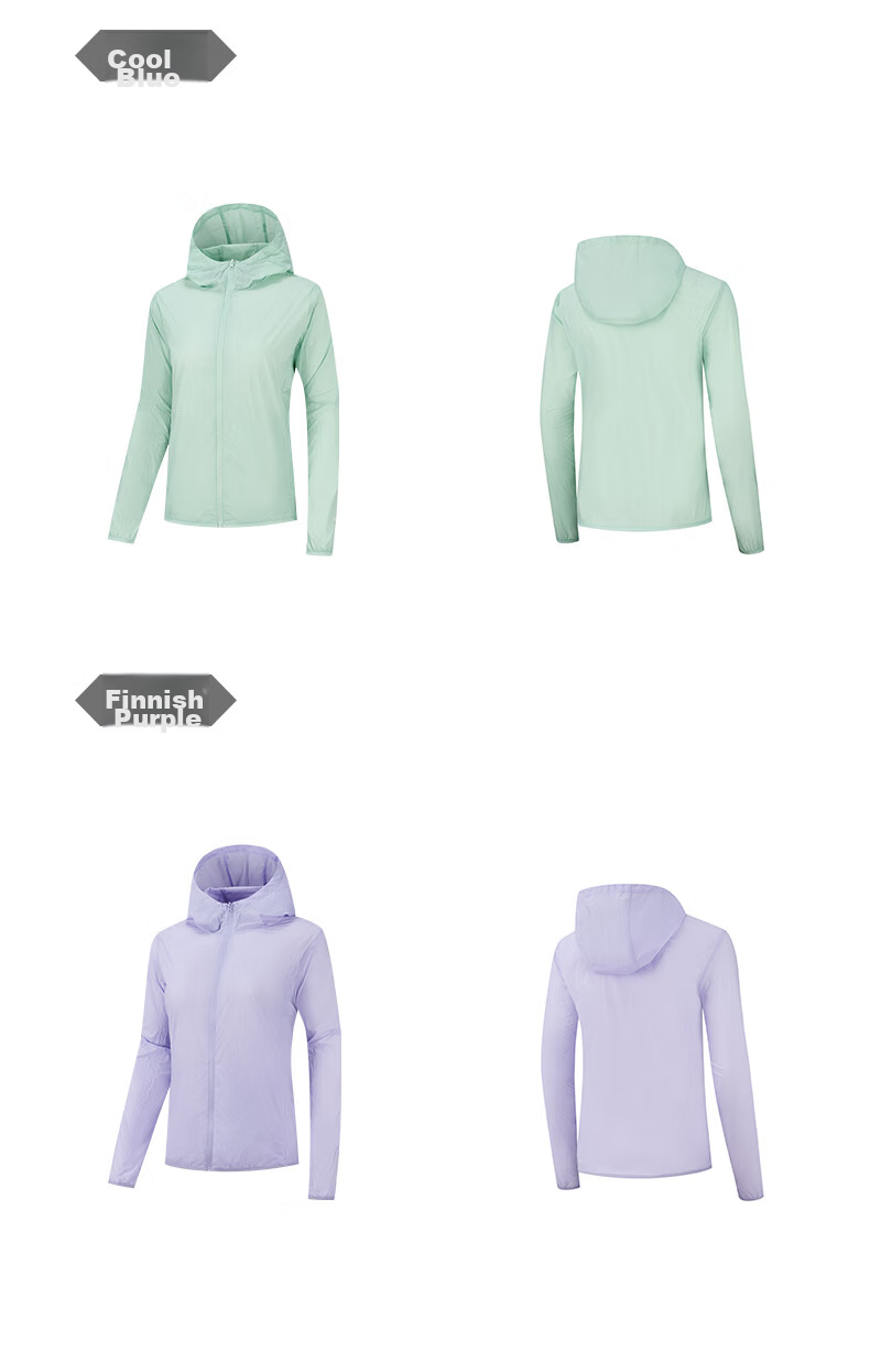 361° Women's Summer Sunscreen Jacket UPF50+ Sports Outdoor Cycling Ice Silk Casual Coat 662624605H-4 54
