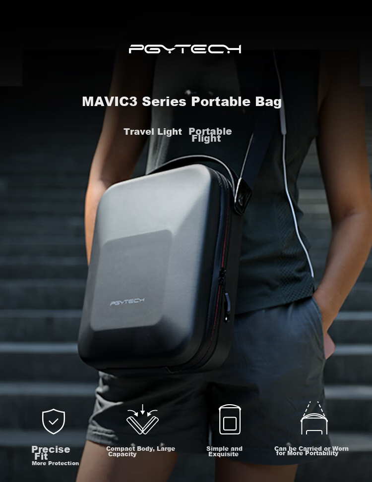 PGYTECH Portable Bag Storage Case Suitable for DJI Drone Accessories Mavic 3 Series Kit Accessories Crossbody Bag Mavic 3 Classic Storage Case 1