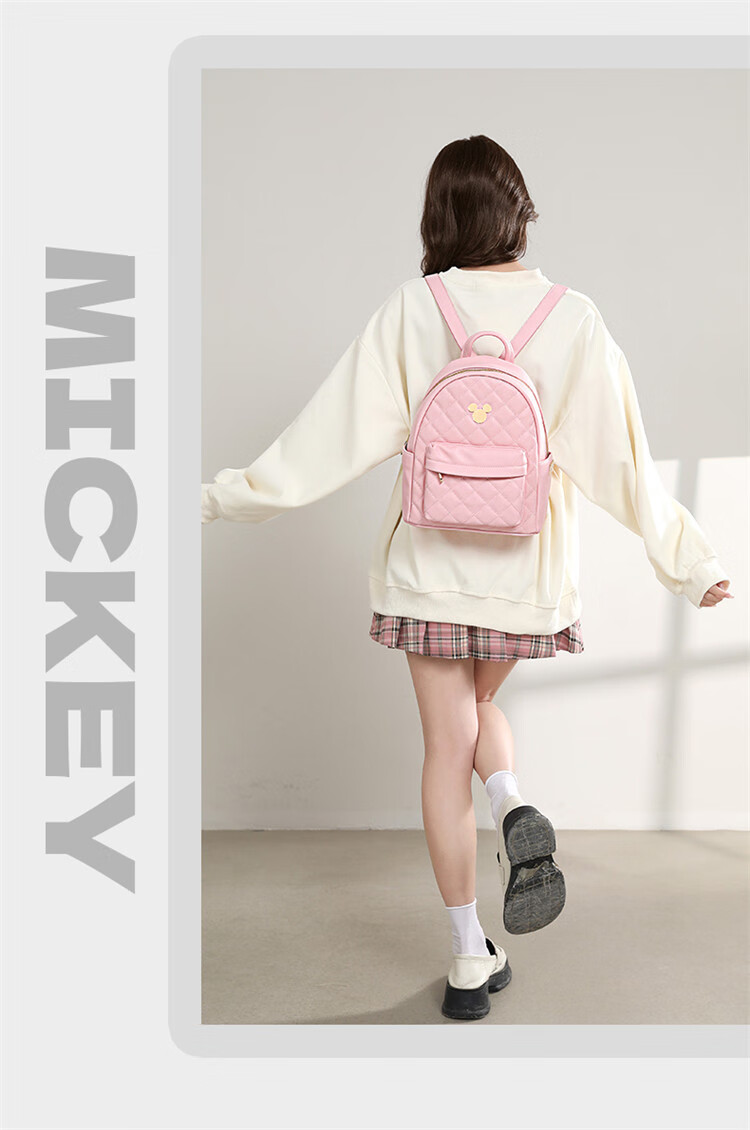 Disney Mickey Mouse Backpack, Women's Handbag Gift Box Set, Birthday Present for Girls, Day Gift for Female Friends 29