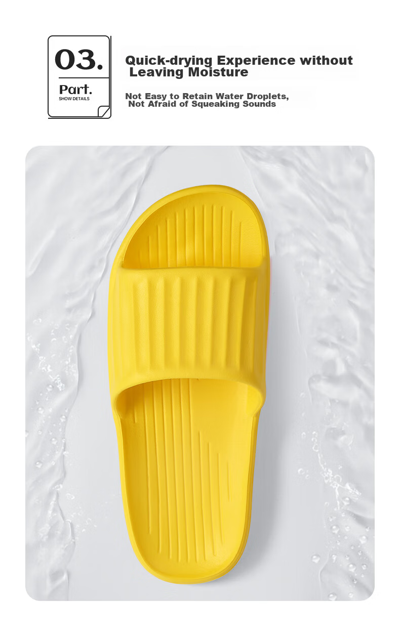 Grace Foldable Travel Slippers, Portable Outdoor Swimming Flip-Flops, Green, Size L 7