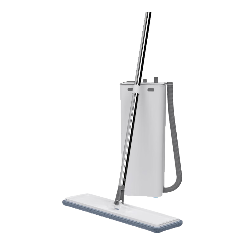 Youjialiangpin Flat Mop with 50CM Handle And 135CM Total Length, 3 Cleaning Cloths, Household All-In Mop without Hand Washing, with Bucket And Washing Machine Mop Set