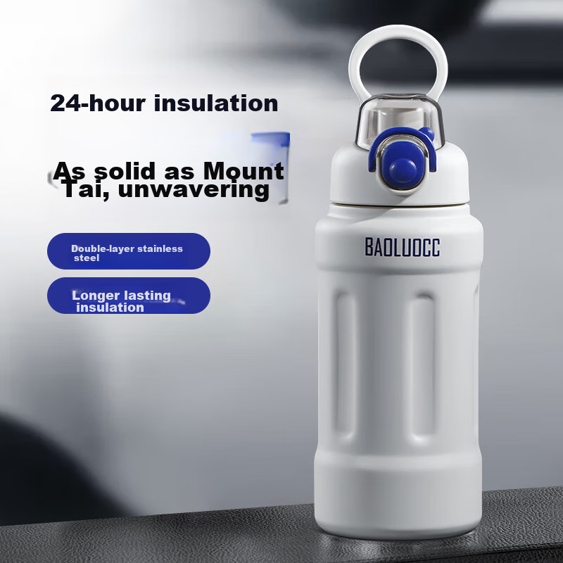 Xiduomi Insulated Water Bottle, Large Capacity, for Men And Women, 316 Stainless Steel, Large Capacity, for Students And Children, Sports Water Bottle, Wide-Body Water Jug