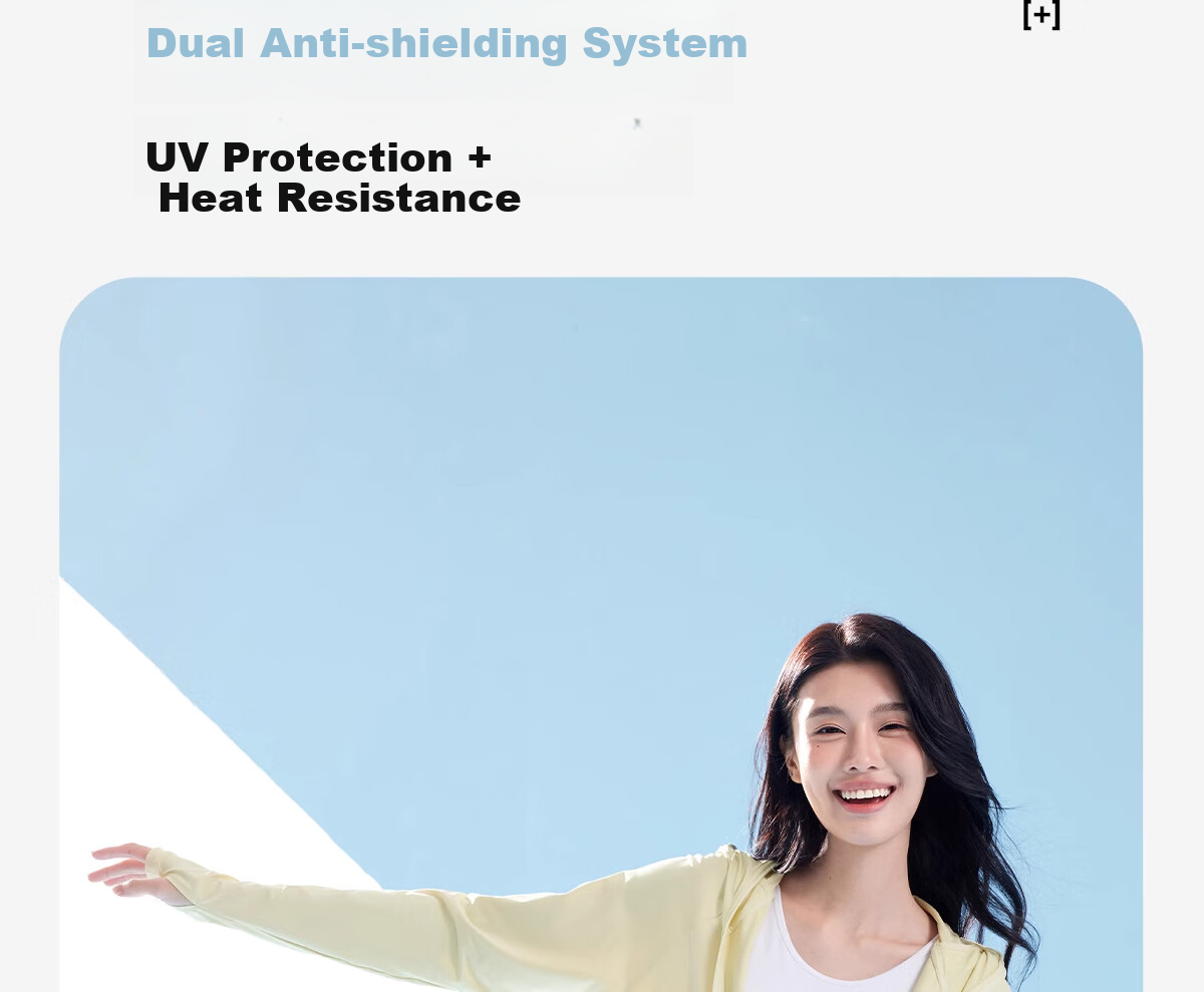 CAMEL Cold White Outdoor Sun Protection Clothing Spring And Summer Men's And Women's Original Yarn Cool-Feeling UPF50 Jacket Sun Protection Garment 10