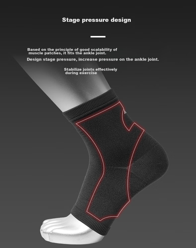 D&M Sports Ankle Brace for Men, Sprain Protection, Joint Support, Basketball Ankle Guard, Running, Badminton, Soccer, One Piece 4