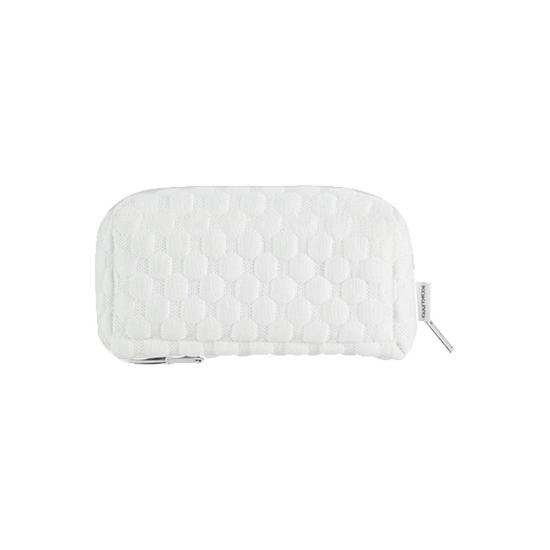 KOKUYO Student Office Storage Bag Campus Cool Pillow Pouch Pencil Case, White, 1 Piece, WSG-KUK262W