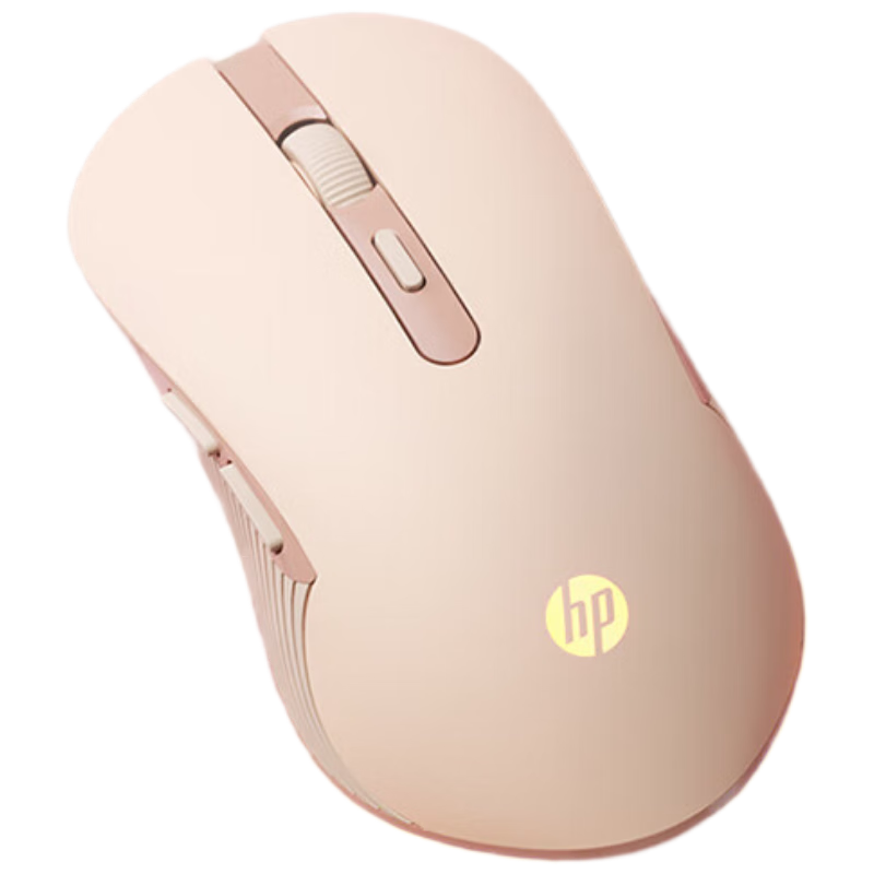 HP M280 Mouse, Wired Mouse with Lighting Effects, E-Sports Gaming Mouse for Laptop And Desktop, Women's Mouse for Office Use, Milk Tea Color, Quiet Operatio