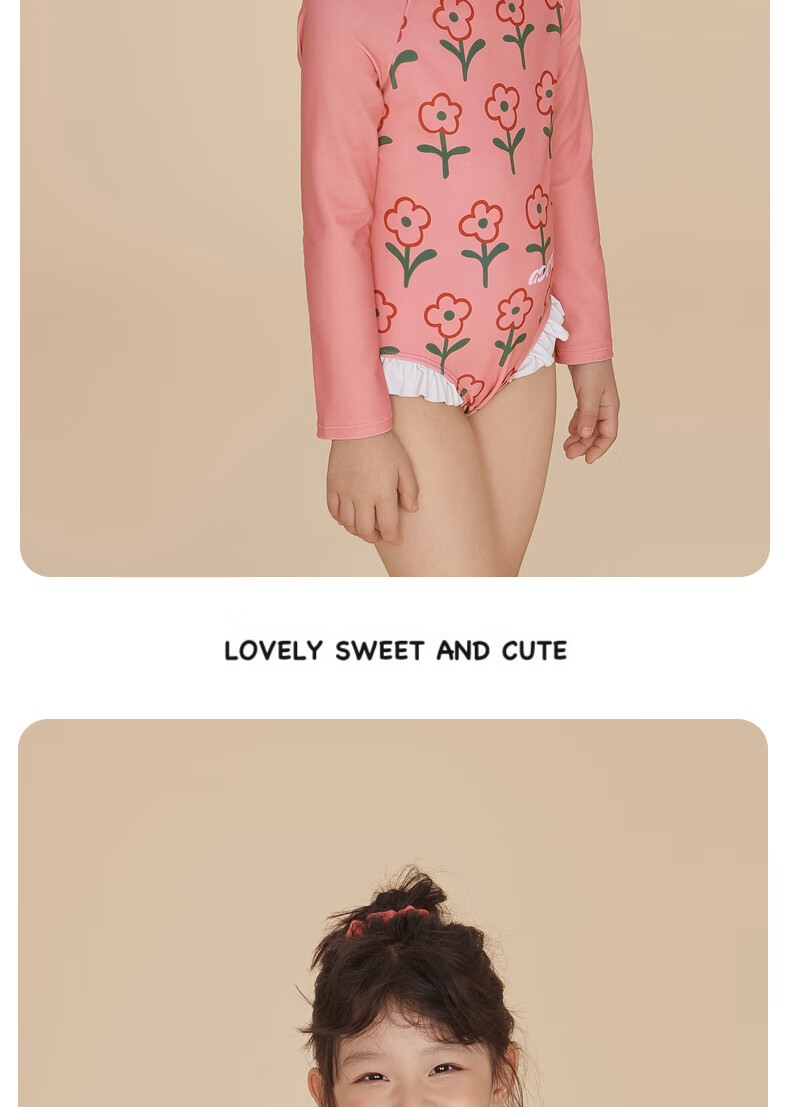 Adoreswim 2024 New Fashion Trendy Cute Style Girls' Summer Swimsuit Set, Two-Piece, Size 105 42