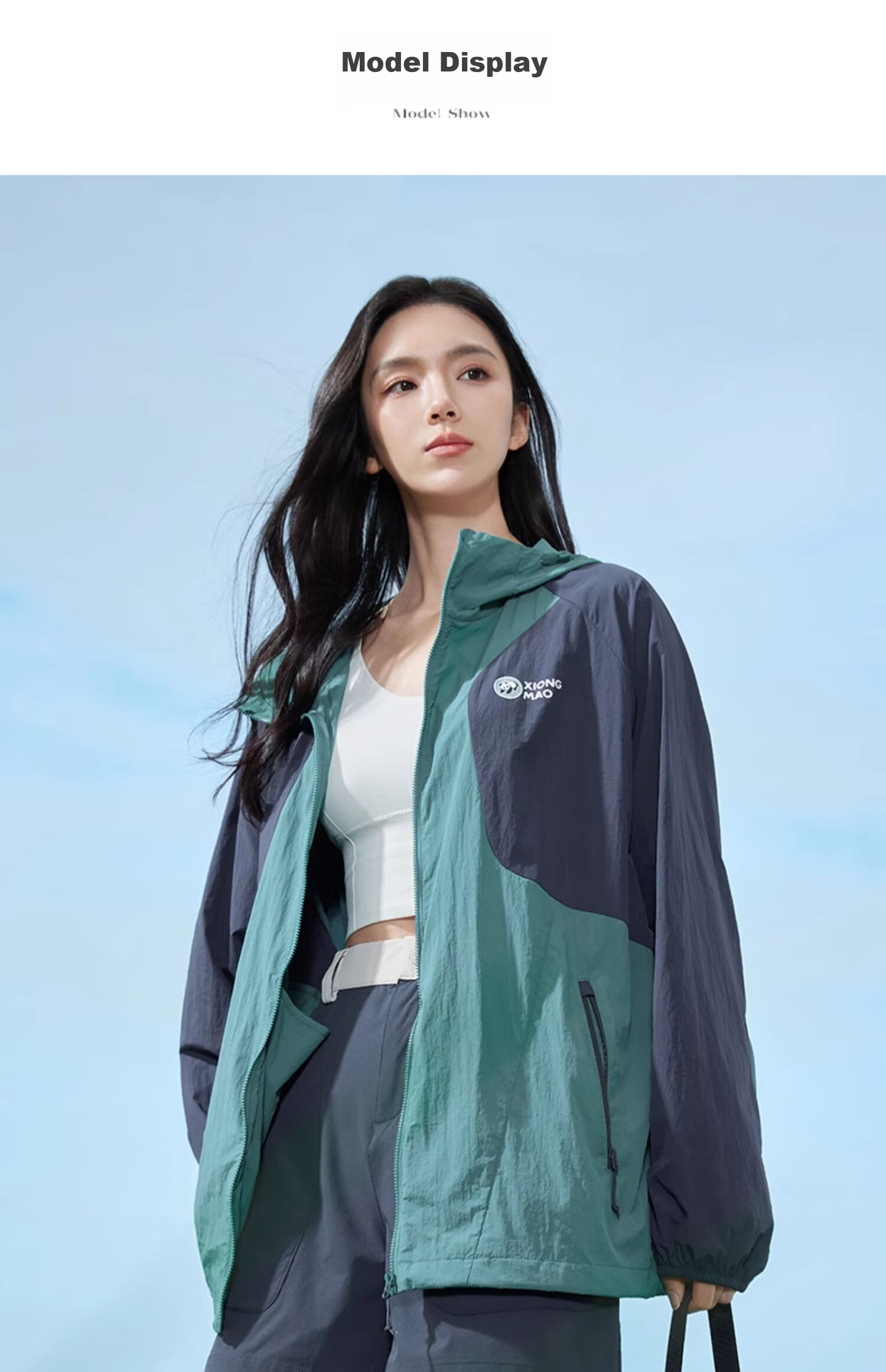 CAMEL Outdoor Sun Protection Jacket Colorblock Unisex Original Yarn UV Protection Lightweight Colorblock Sun Protection Coat A34BF00020 3XL 13