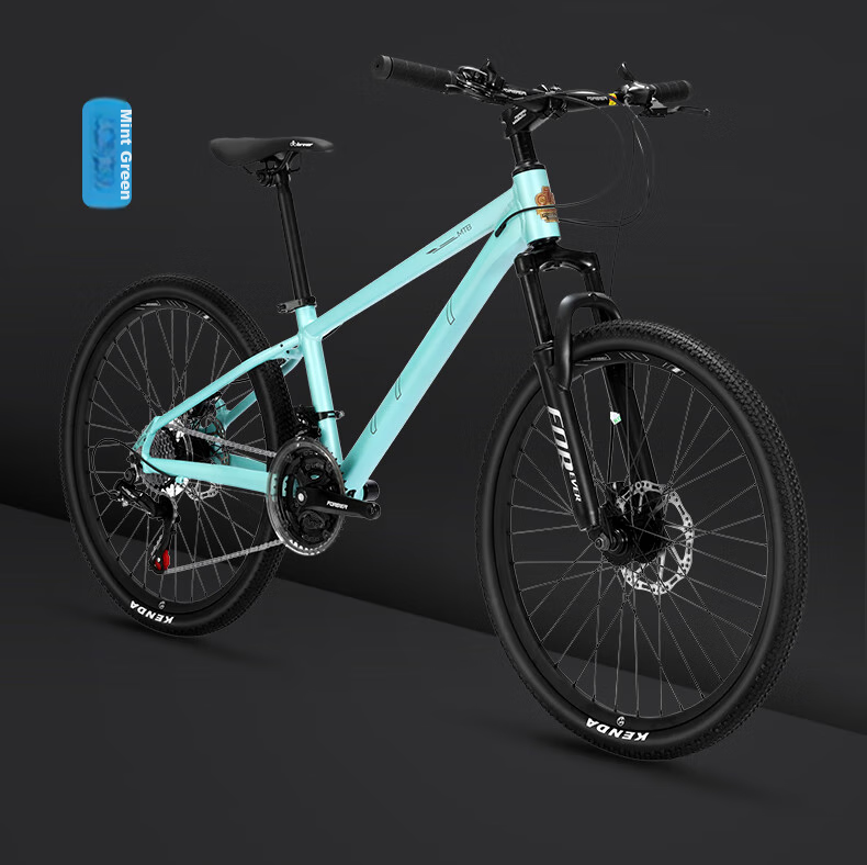 FOREVER Mountain Bike, 26-Inch Shimano, 27-Speed, Aluminum Frame, for Men And Women, Adult And Student Use, City And Off-Road Cycling, Gray Color 5