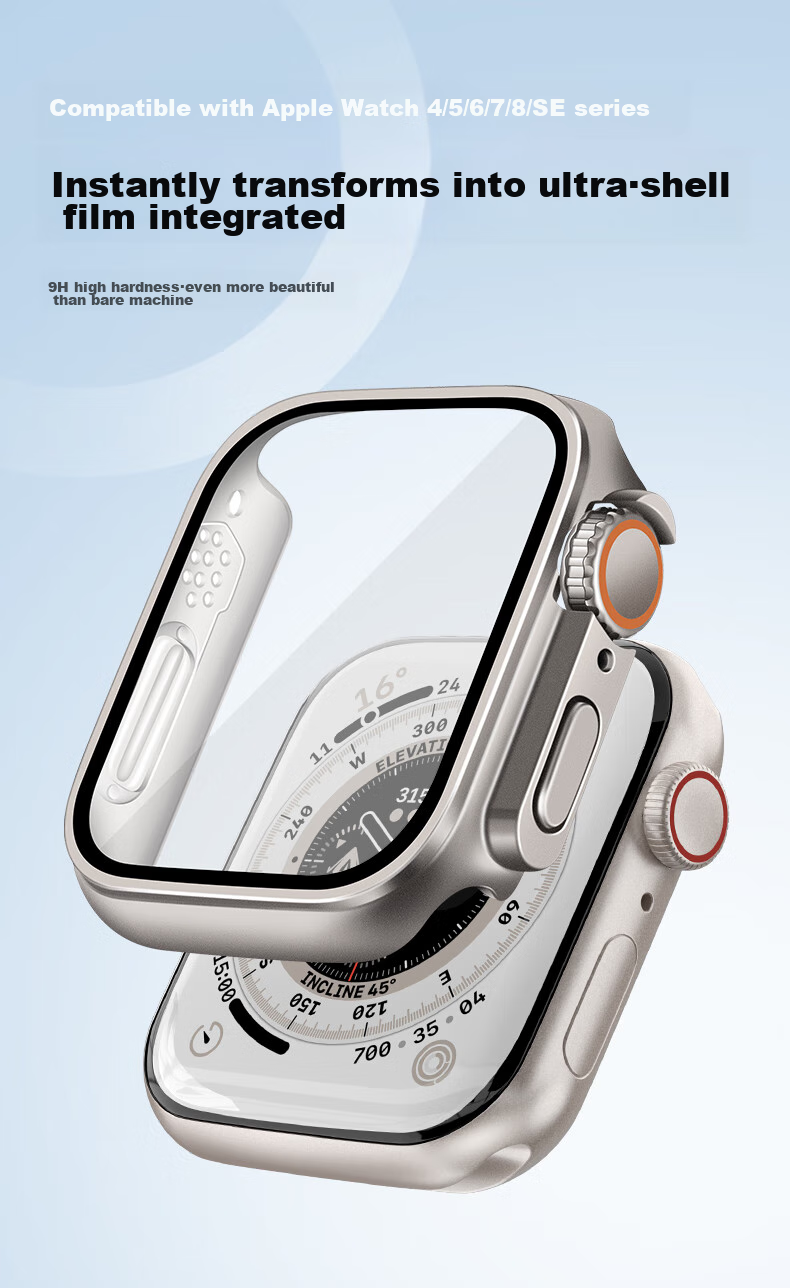 BHO [S9/S8/S7 Instant Ultra] Compatible Apple Watch S9 Protective Case, Apple Watch S9 Instant Ultra Protective Case, S9/8/7 Integrated Case And Screen Protector 1