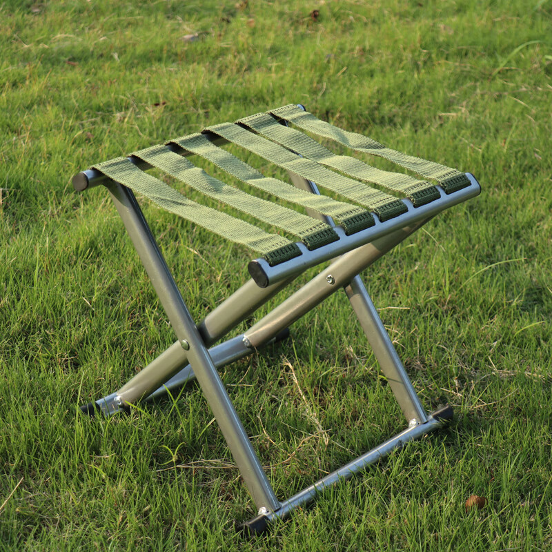 AEY Outdoor Folding Stool, Portable Folding Chair, Small Bench, Leisure Fishing Chair, Small Stool, Medium Size