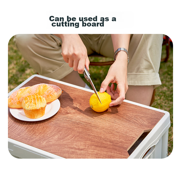 Suncojia Camping Multi-Functional Storage Box, Foldable Car Trunk Organizer with Wheels for Outdoor Picnics And Travel 3